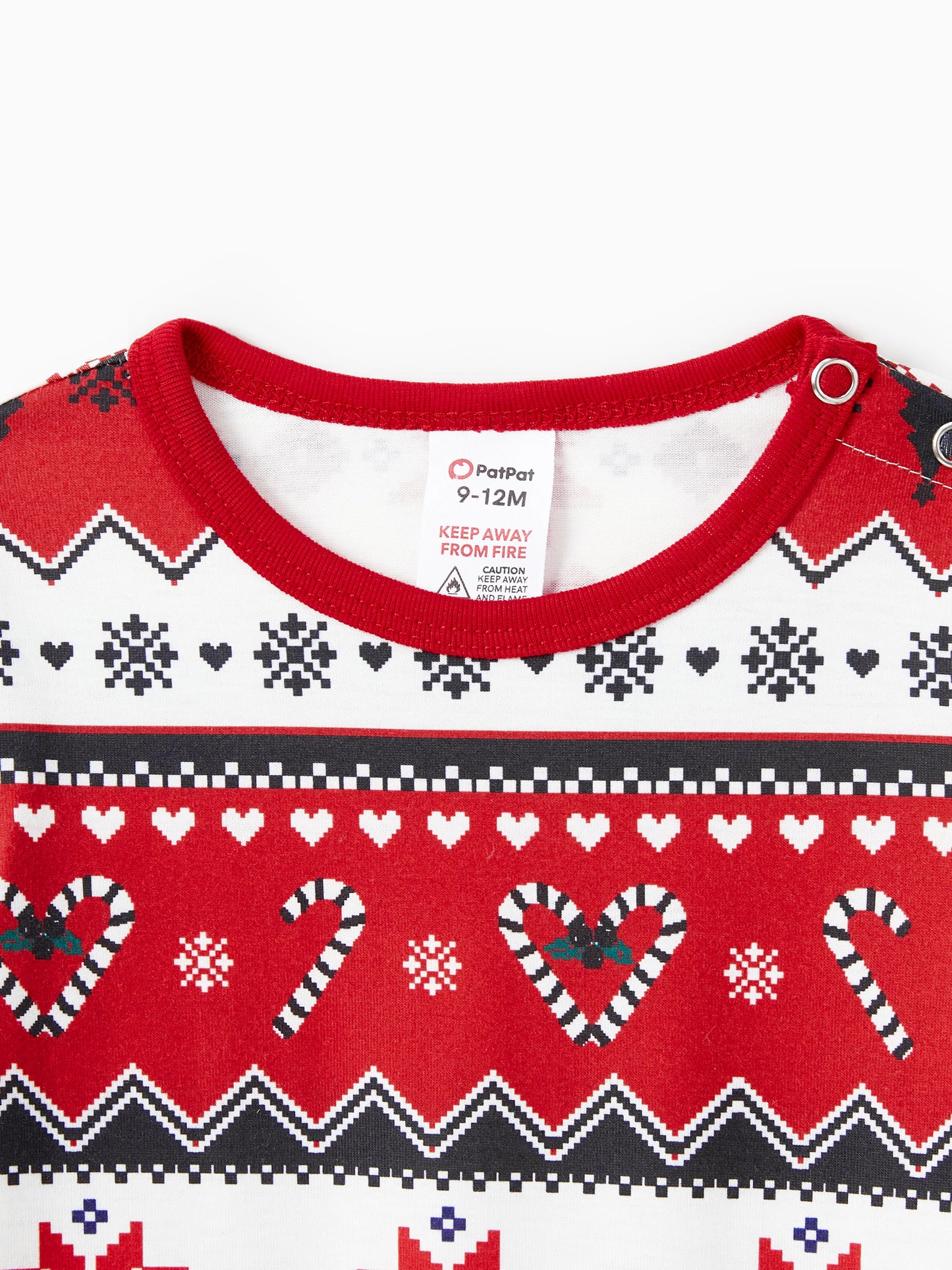 Christmas Family Pajamas Set Snowman Print Long-sleeve PJS with Christmas Socks Black