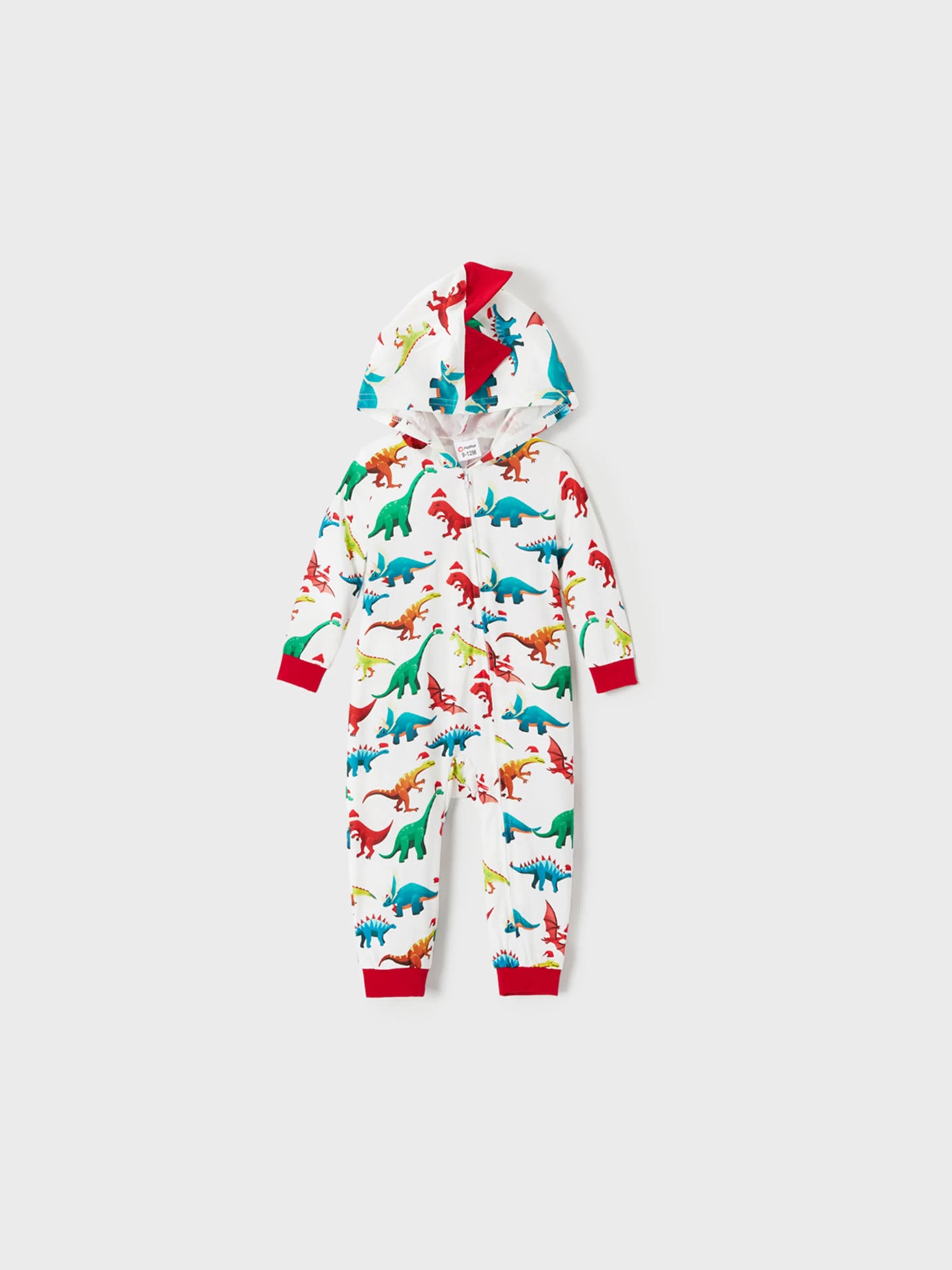 Pijamas de Natal em Família com Design 3D - PJs tipo Onesie com Meias de Natal Multicoloridas
