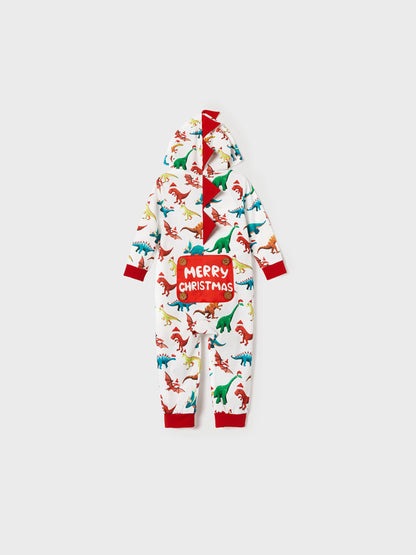 Pijamas de Natal em Família com Design 3D - PJs tipo Onesie com Meias de Natal Multicoloridas