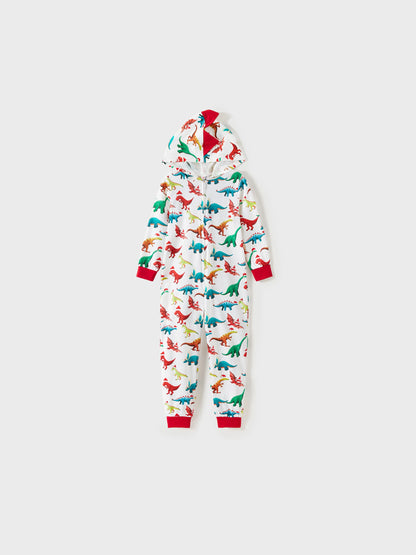 Pijamas de Natal em Família com Design 3D - PJs tipo Onesie com Meias de Natal Multicoloridas