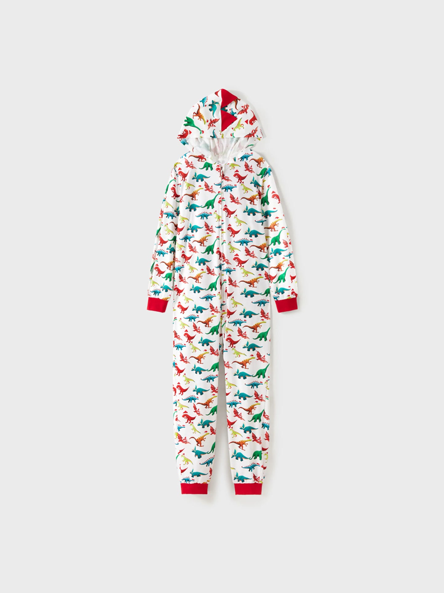 Pijamas de Natal em Família com Design 3D - PJs tipo Onesie com Meias de Natal Multicoloridas
