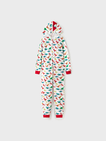 Pijamas de Natal em Família com Design 3D - PJs tipo Onesie com Meias de Natal Multicoloridas