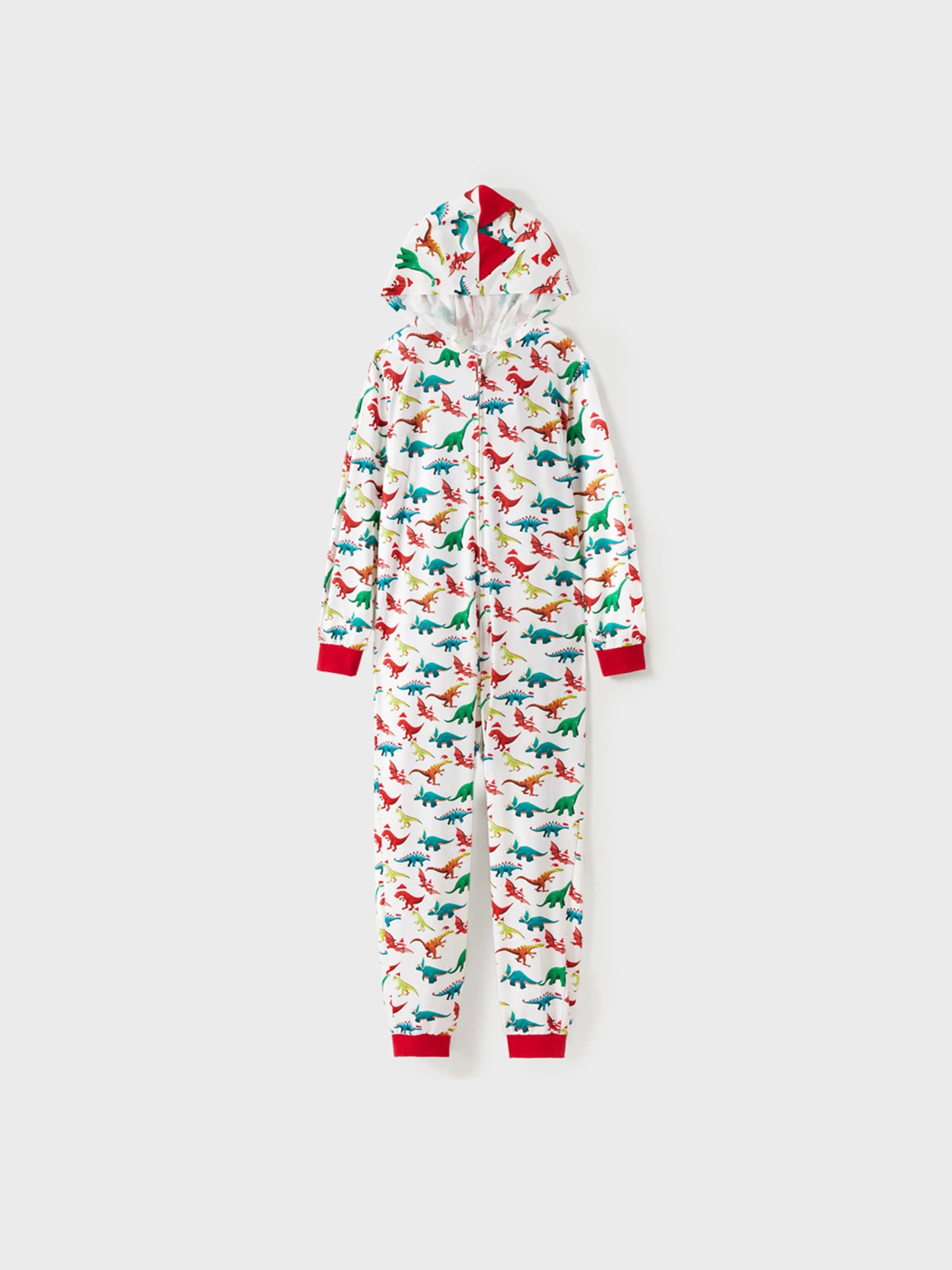Pijamas de Natal em Família com Design 3D - PJs tipo Onesie com Meias de Natal Multicoloridas