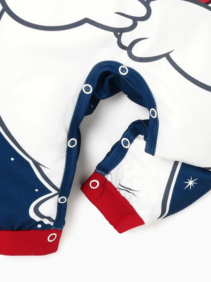 Conjuntos de Pijamas em Blocos de Cores para a Família "Frosty The Snowman" com Meias de Natal