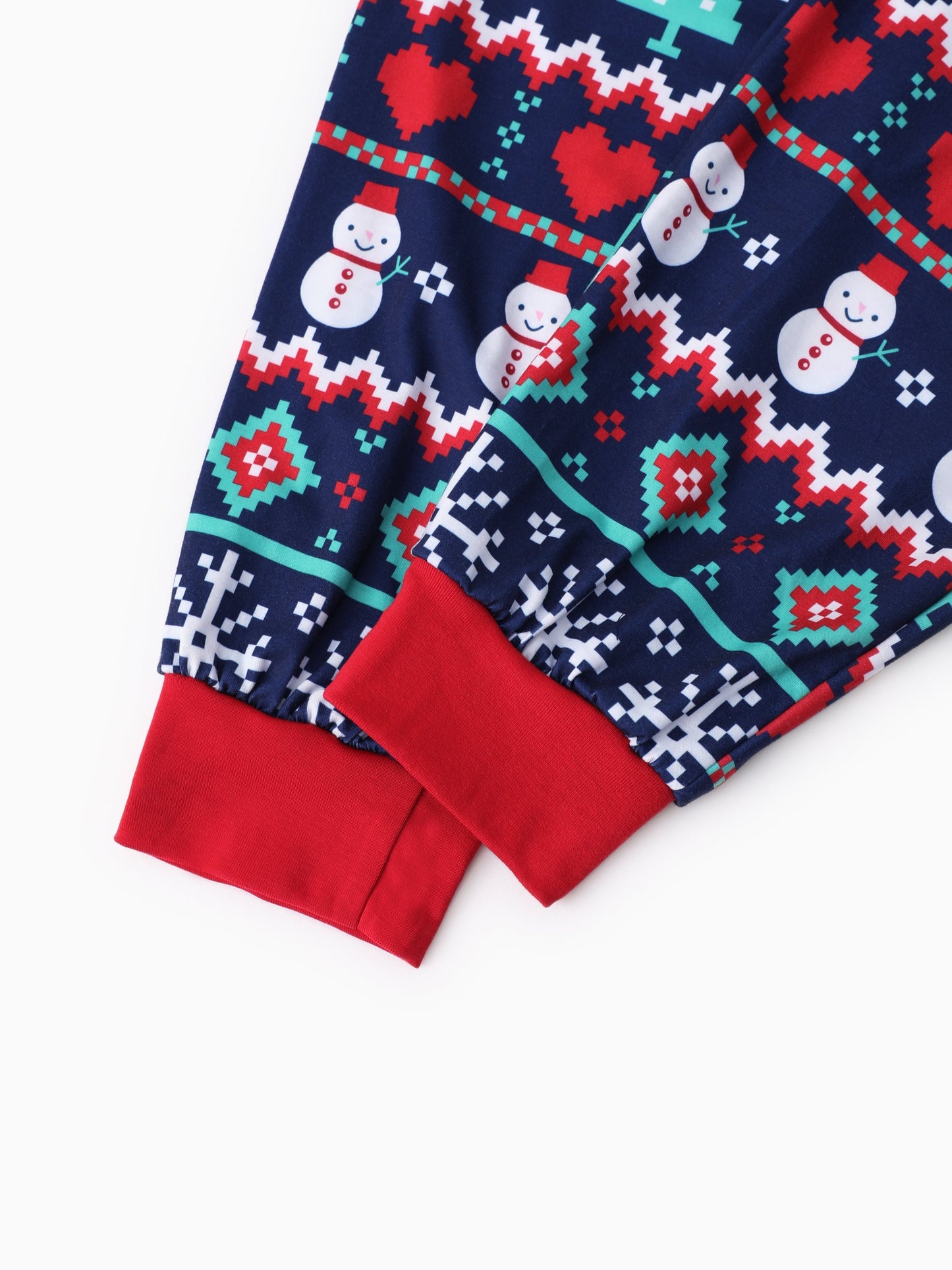 Conjunto de Pijamas Correspondentes da Família Peppa Pig com Impressão de Natal e Meias de Natal em Cor Block