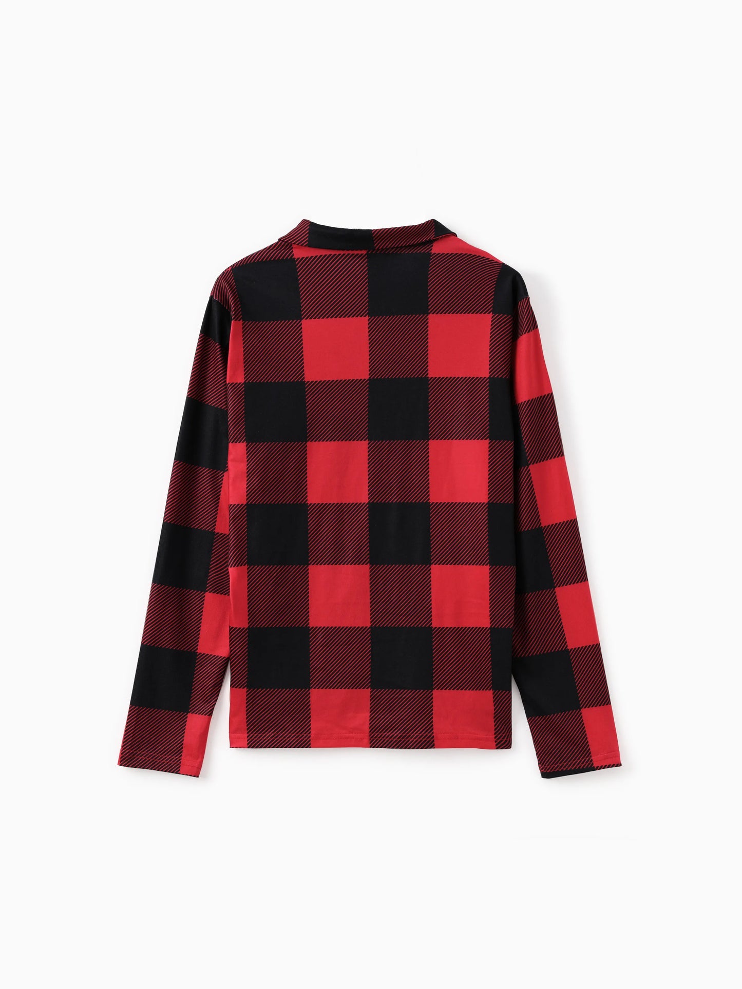 Conjuntos de Pijamas em Vichy Vermelho da PAW Patrol para a Família, com Estampas de Chase, Marshall, Skye e Rubble, acompanhados de Meias de Natal.