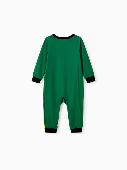 Conjuntos de Pijamas com Cintura e Colarinho para a Família a Condizer com Tema de Natal + Meias de Natal ELF