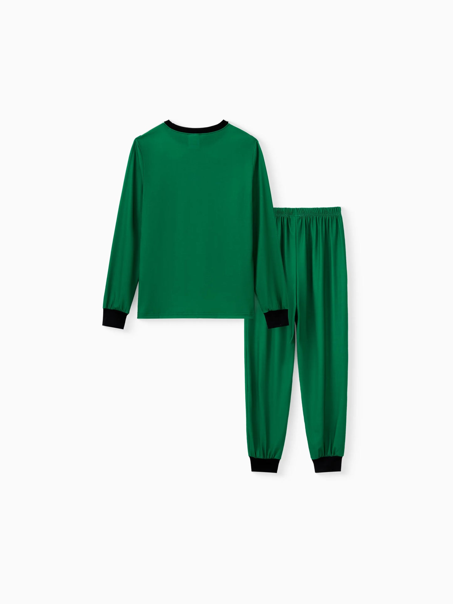 Conjuntos de Pijamas com Cintura e Colarinho para a Família a Condizer com Tema de Natal + Meias de Natal ELF