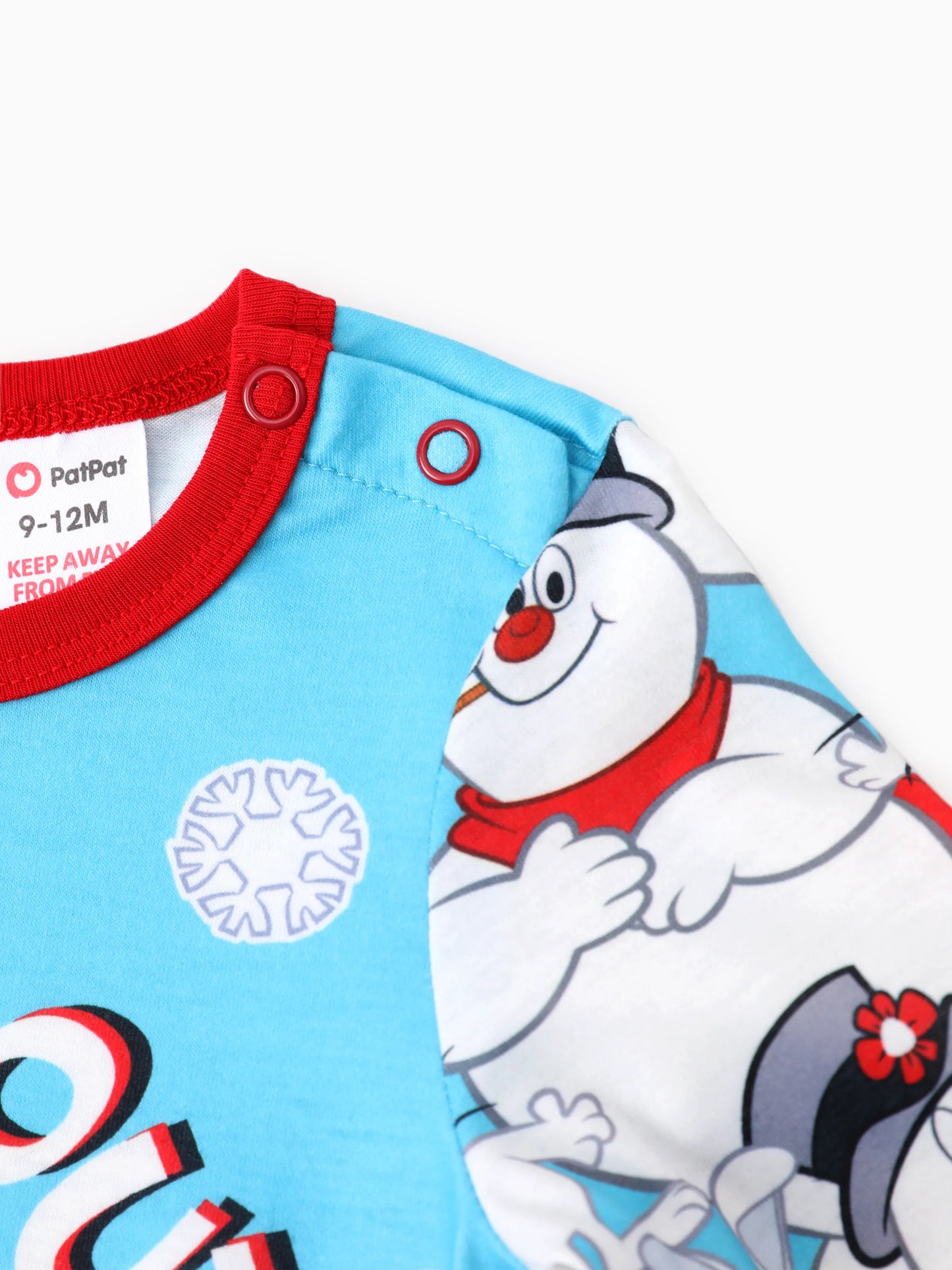 Conjuntos de Pijamas com Padrão do Boneco de Neve Frosty e Meias de Natal