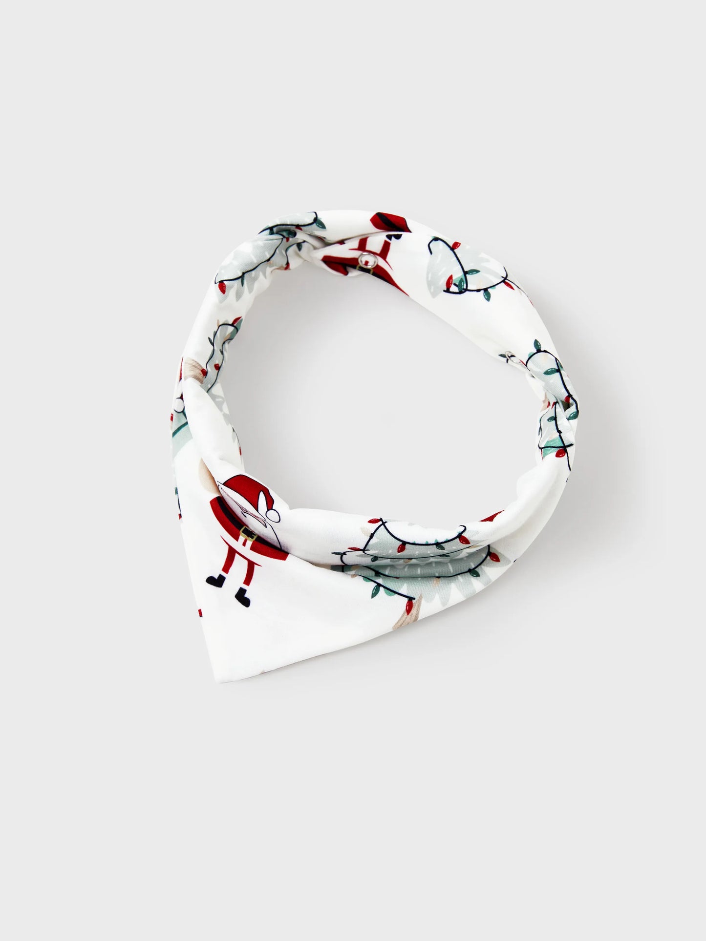 Christmas Matching Family Pajamas Set Gnome Print White PJS with Christmas Socks White