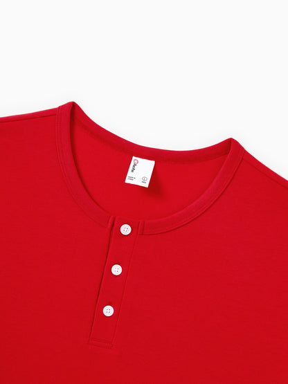 Christmas Matching Family Pajamas Set Gingerbread and Christmas Tree Print Red PJS with Christmas Socks Red