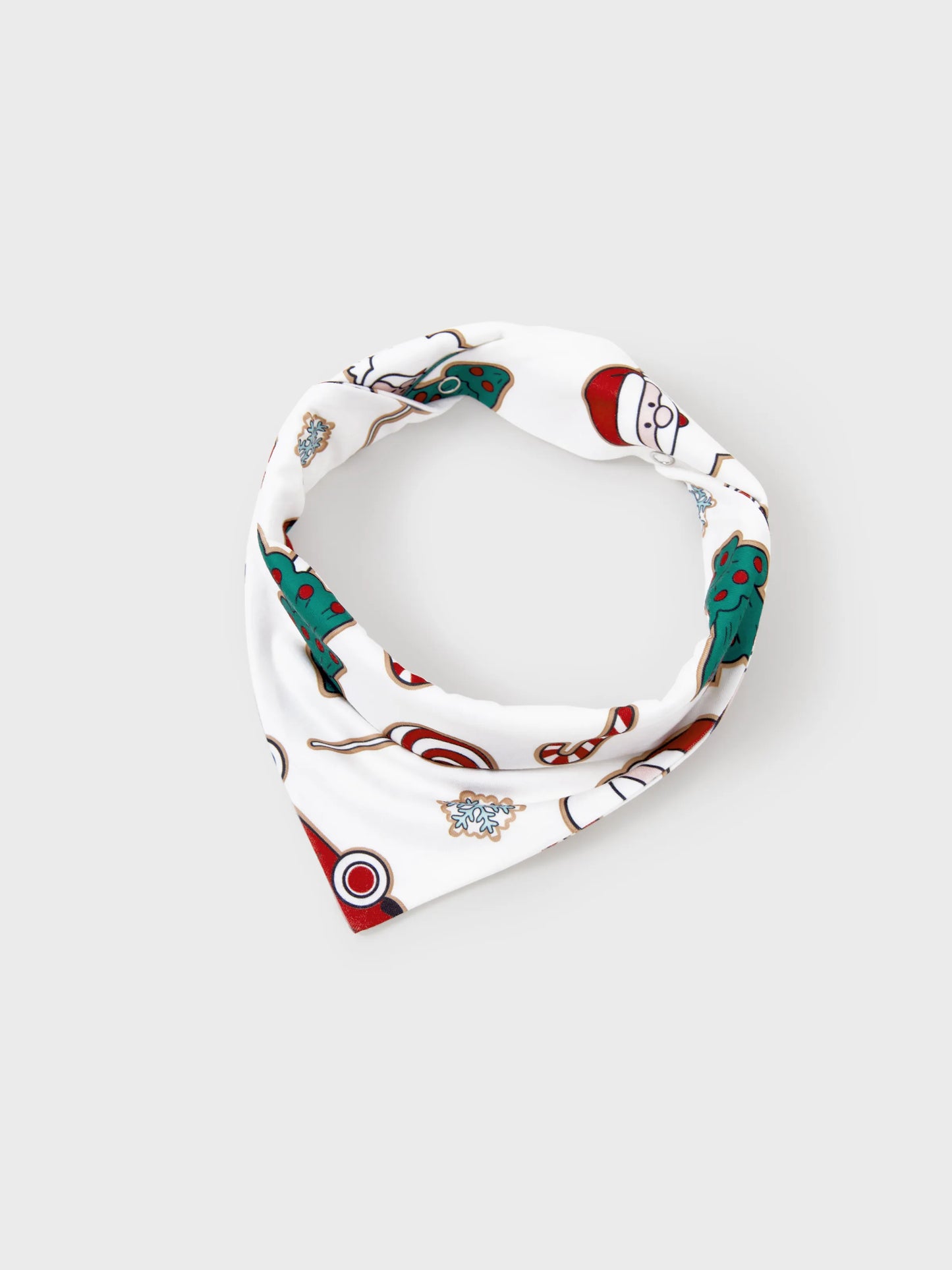 Christmas Matching Family Pajamas Set Santa Claus and Christmas Tree Print White PJS with Christmas Socks White