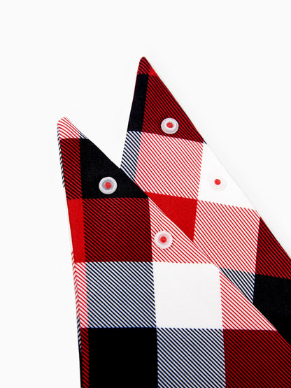 Christmas Matching Family Pajamas Set Glow In The Dark Reindeer Print PJS with Christmas Socks Red