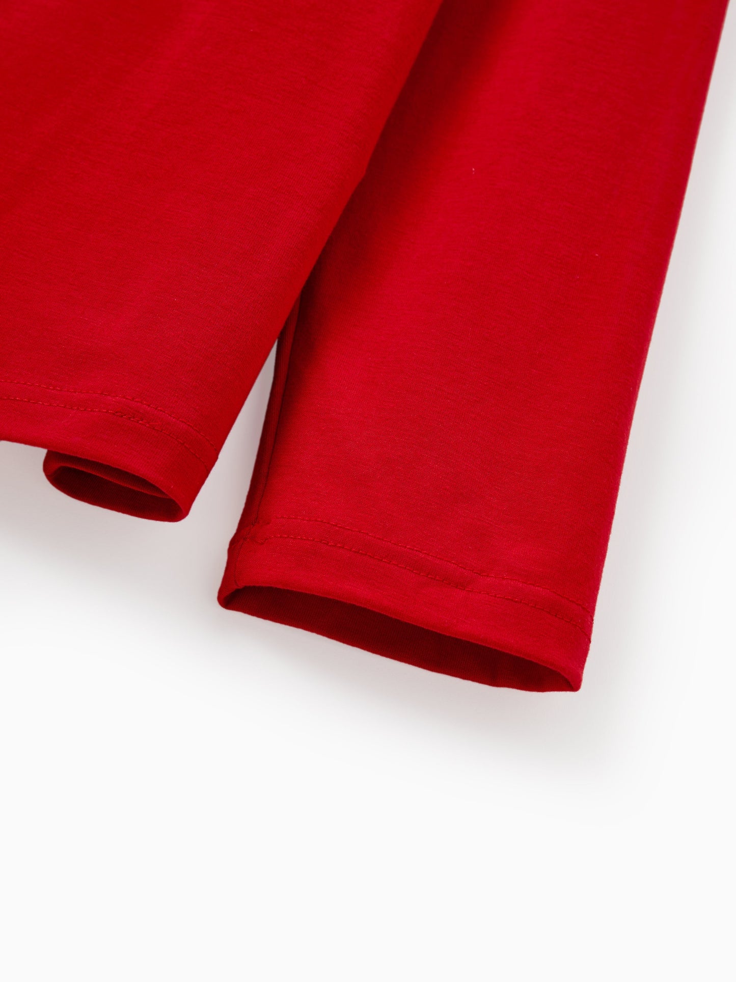 Christmas Matching Family Pajamas Set Glow In The Dark Reindeer Print PJS with Christmas Socks Red