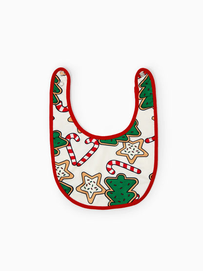 Christmas Matching Family Pajamas Set Christmas Tree Print Red and Apricot PJS with Christmas Socks Apricot