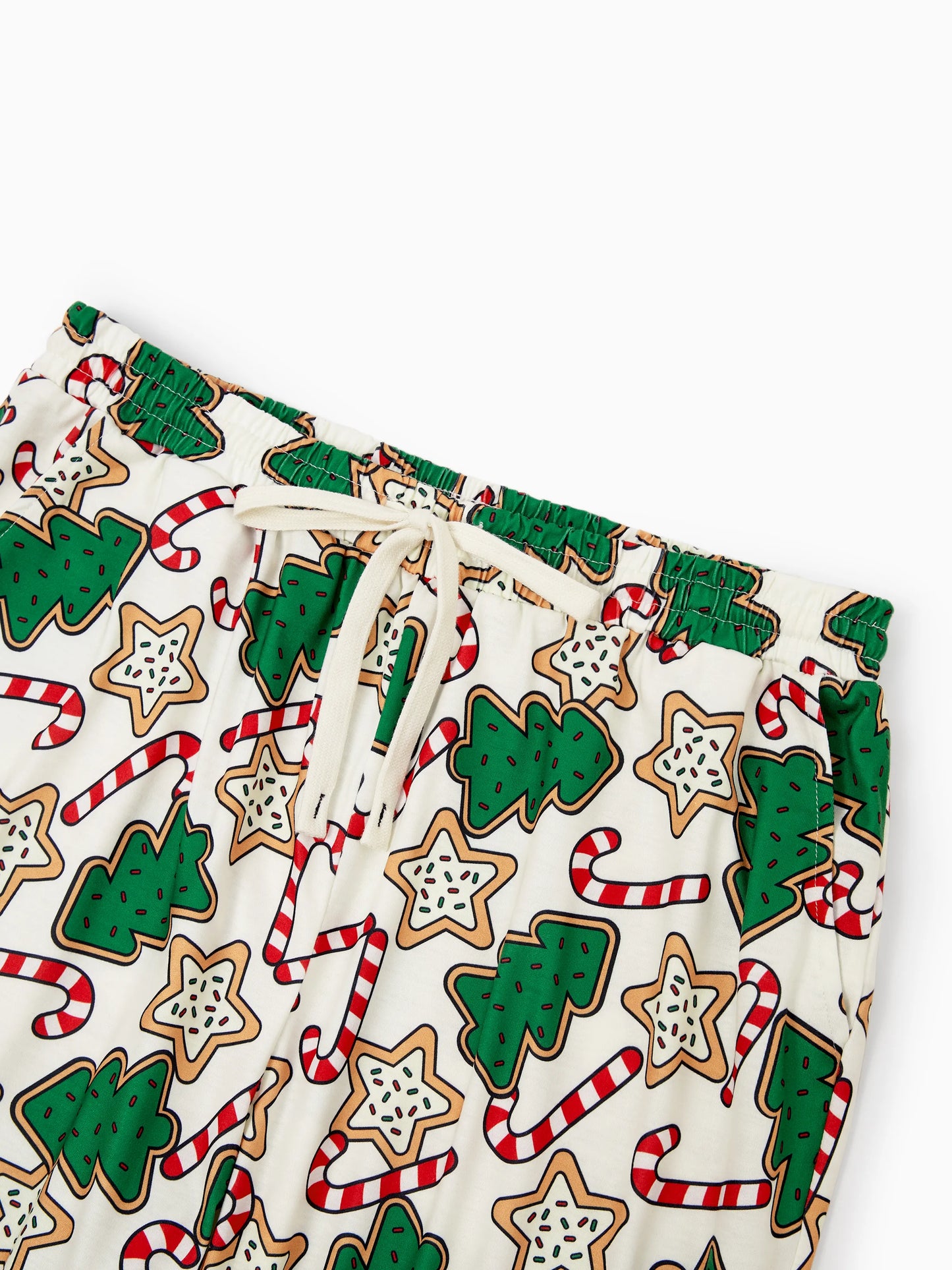 Christmas Matching Family Pajamas Set Christmas Tree Print Red and Apricot PJS with Christmas Socks Apricot