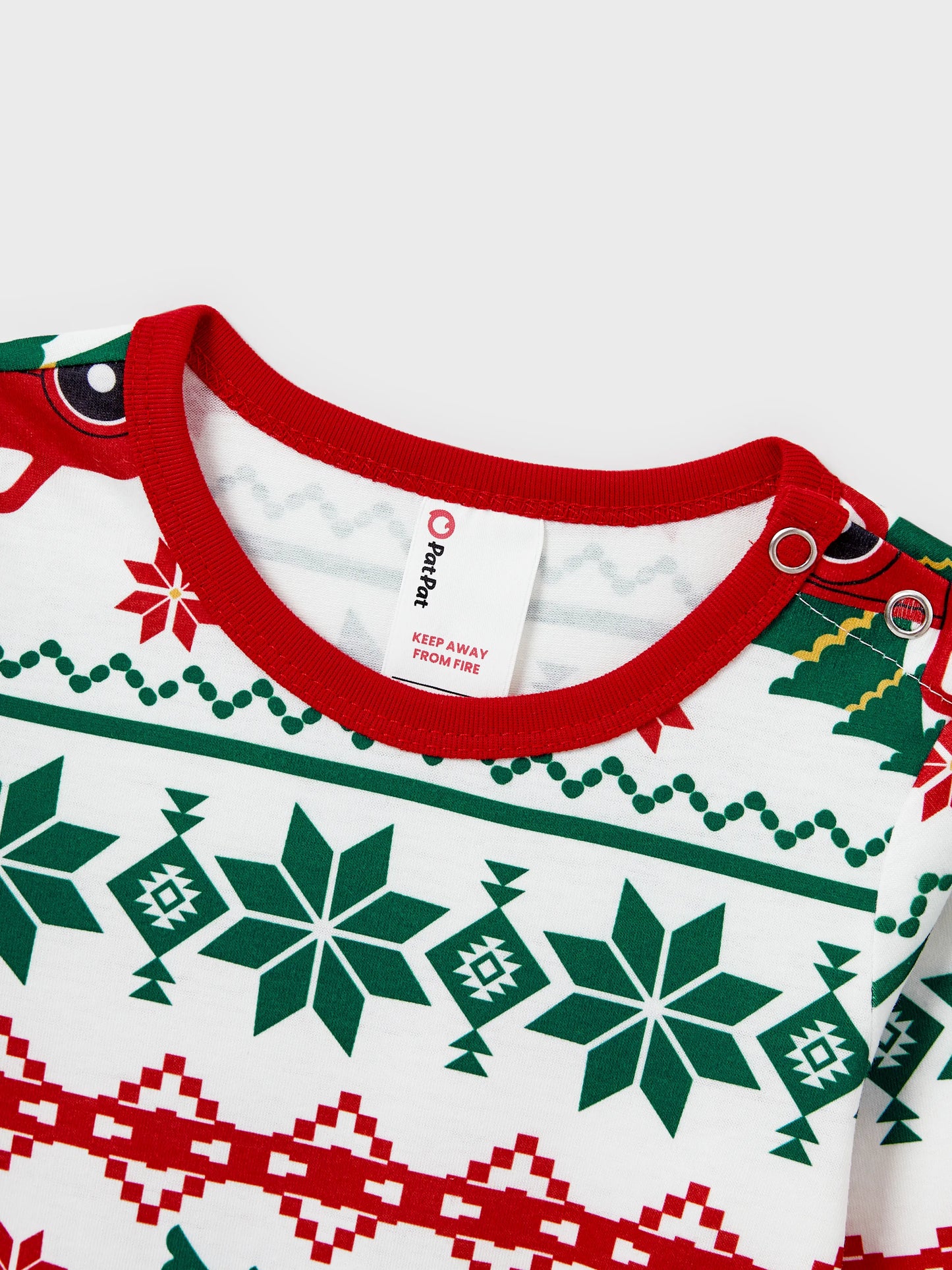 Christmas Matching Family Pajamas Set Snowflake and Car Print PJS with Christmas Socks Red