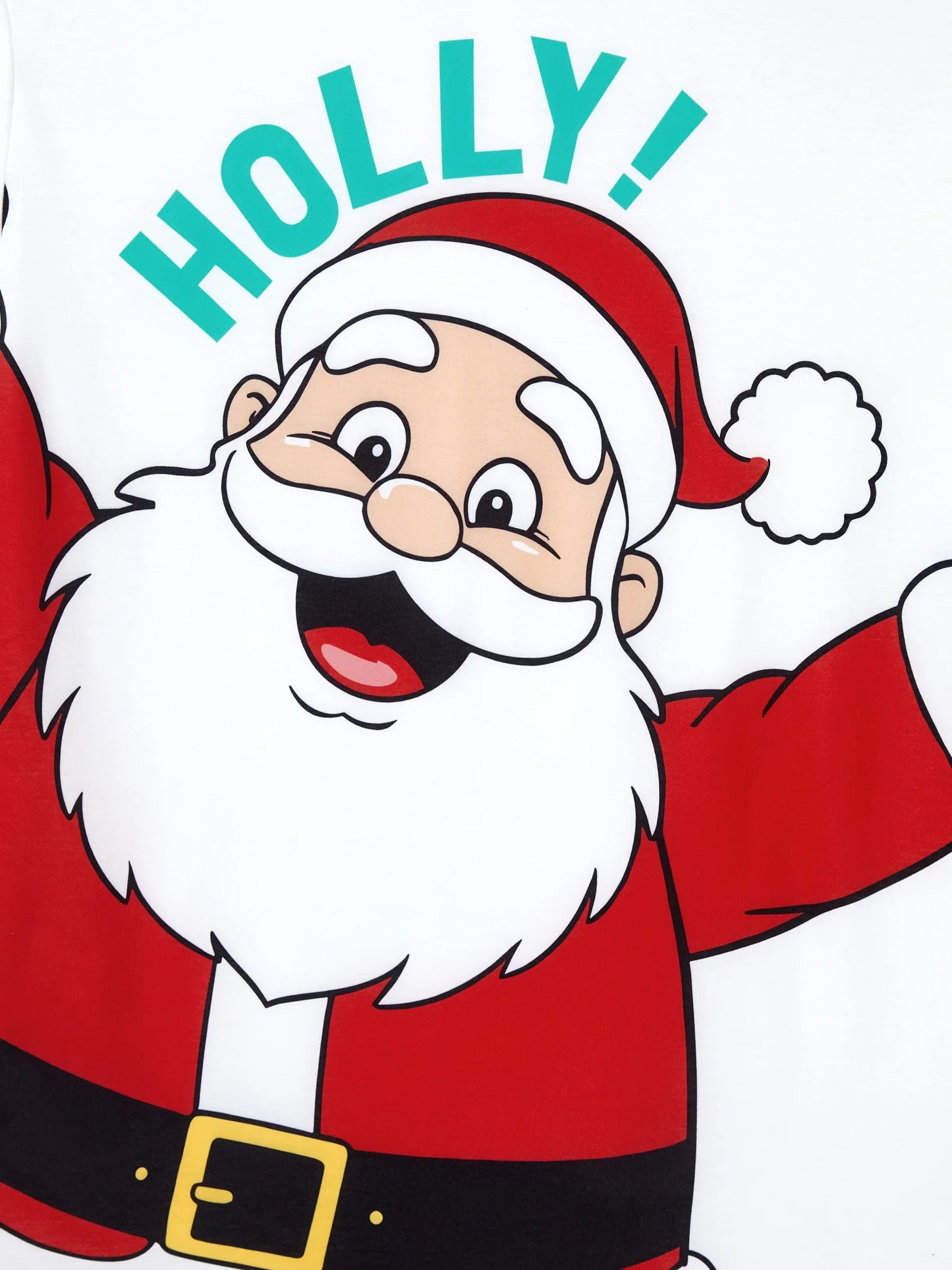 Conjunto de Pijamas de Natal em Conjunto para a Família - Pai Natal e Flocos de Neve em Riscas Vermelhas