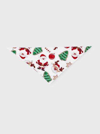 Christmas Matching Family Pajamas Set Glow In The Dark Santa Claus Christmas-themed Print PJS with Christmas Socks Color block