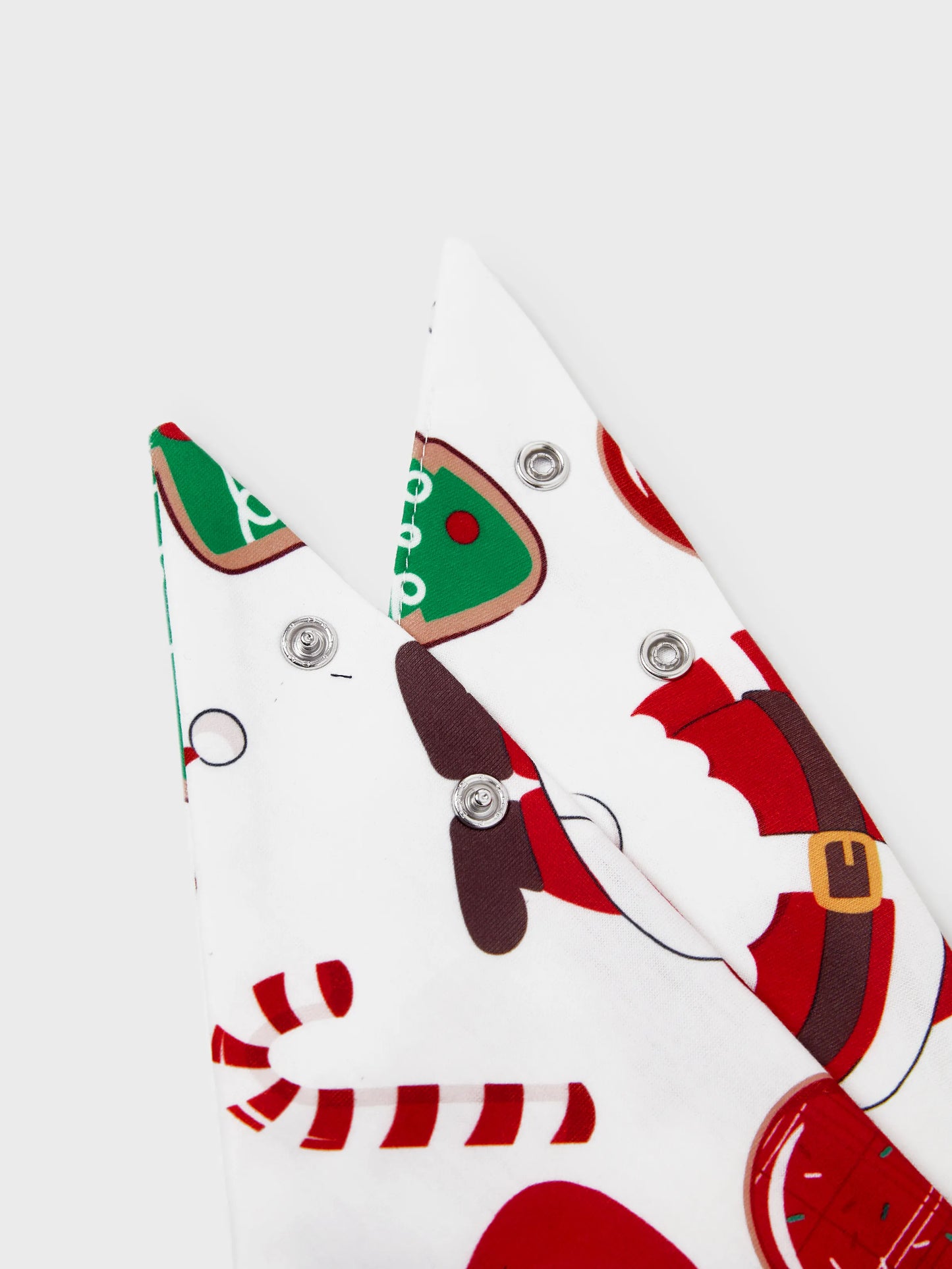 Christmas Matching Family Pajamas Set Glow In The Dark Santa Claus Christmas-themed Print PJS with Christmas Socks Color block