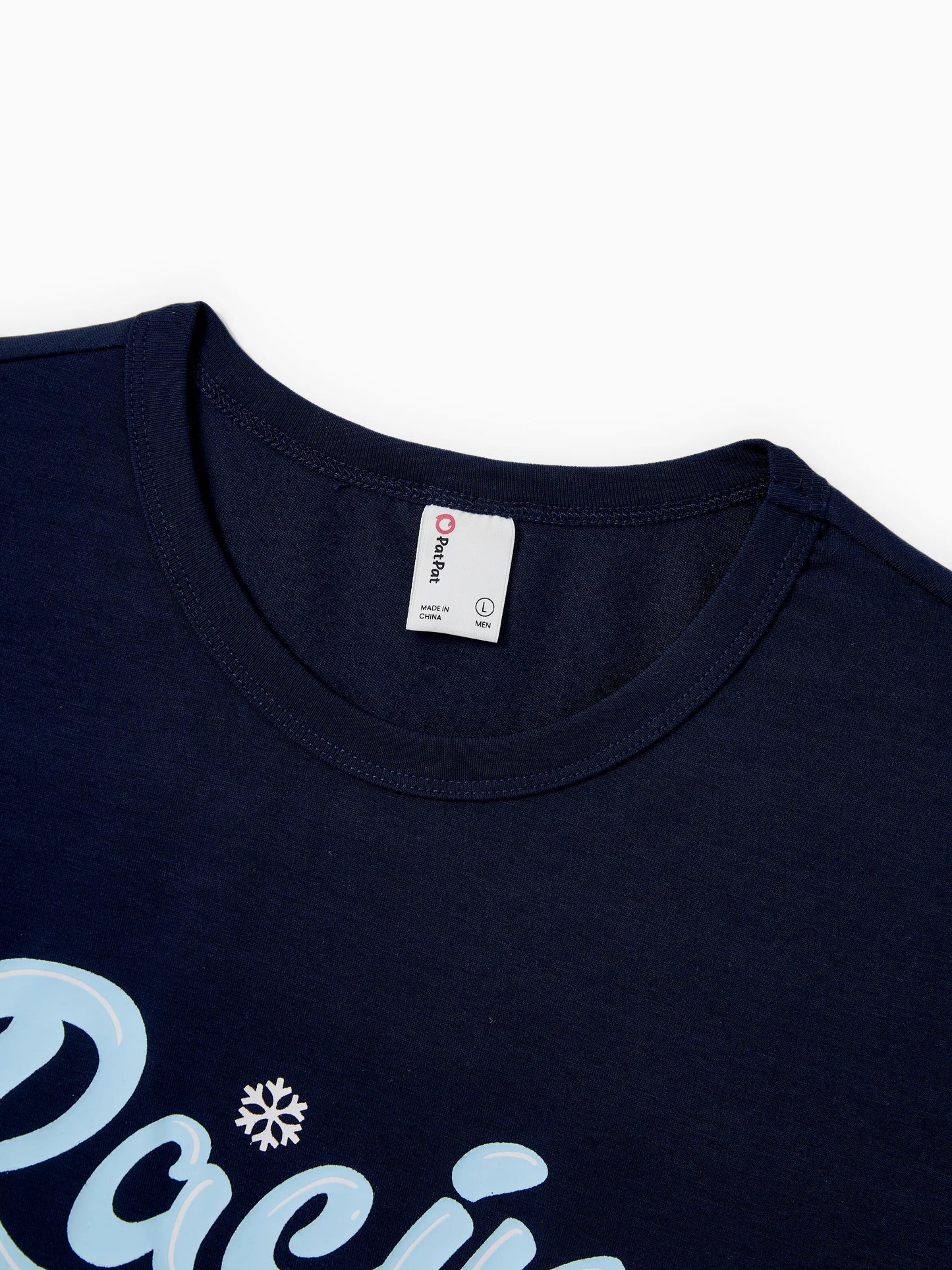 Christmas Matching Family Pajamas Set Sled Dogs Print PJS with Christmas Socks Blue