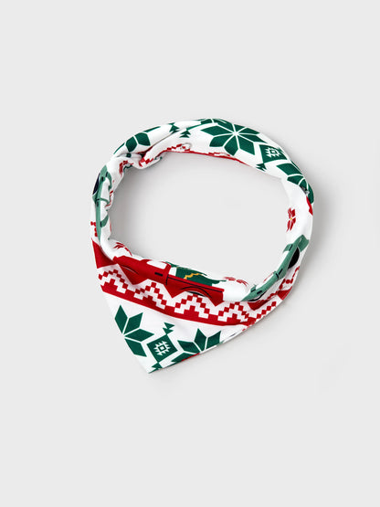 Christmas Matching Family Pajamas Set Snowflake and Car Print PJS with Christmas Socks Red