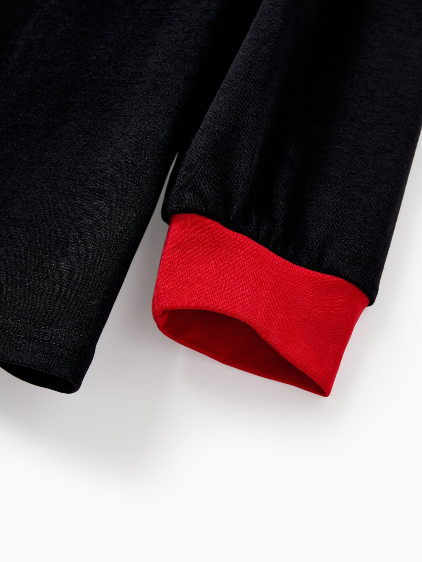 Christmas Matching Family Pajamas Set Elf Print PJS with Christmas Socks Black