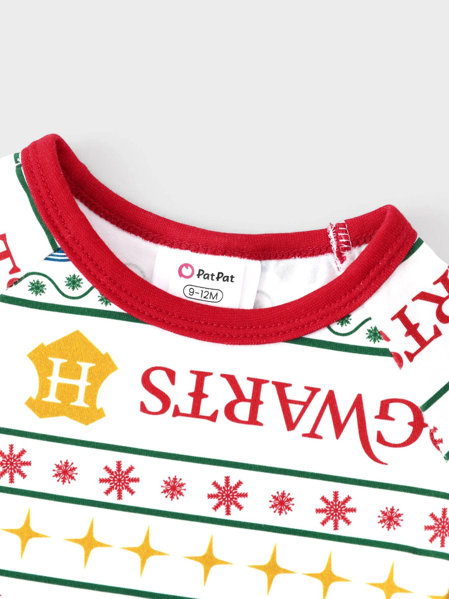 Harry Potter Christmas Matching Family Organic Cotton Snug-fitting Pajamas Sets with Socks White