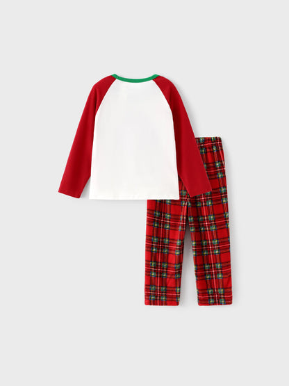 Conjunto de Pijamas em Fleeces para Famílias Harry Potter para o Natal com Meias de Natal Vermelhas