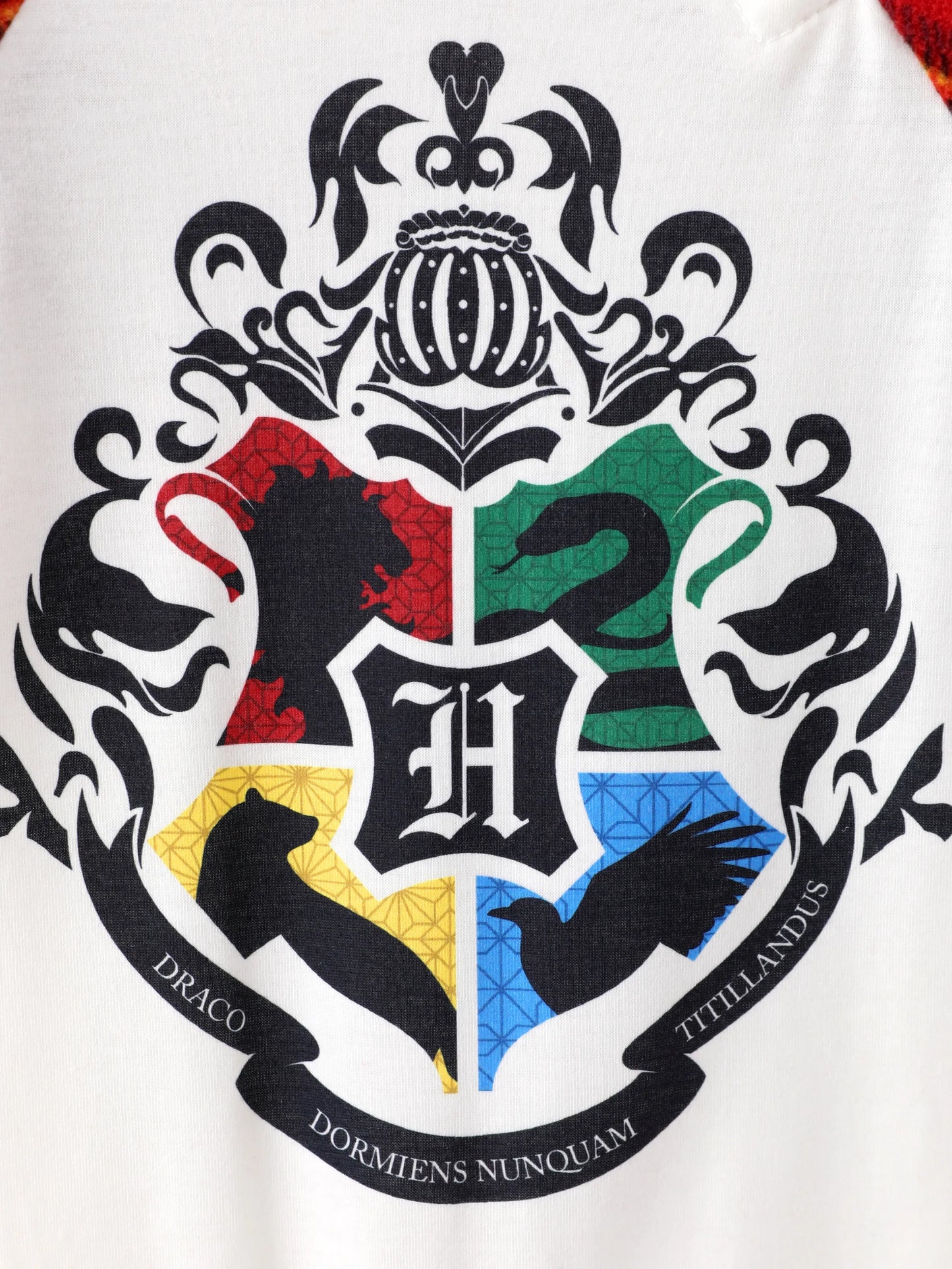 Conjunto de Pijamas em Fleeces para Famílias Harry Potter para o Natal com Meias de Natal Vermelhas