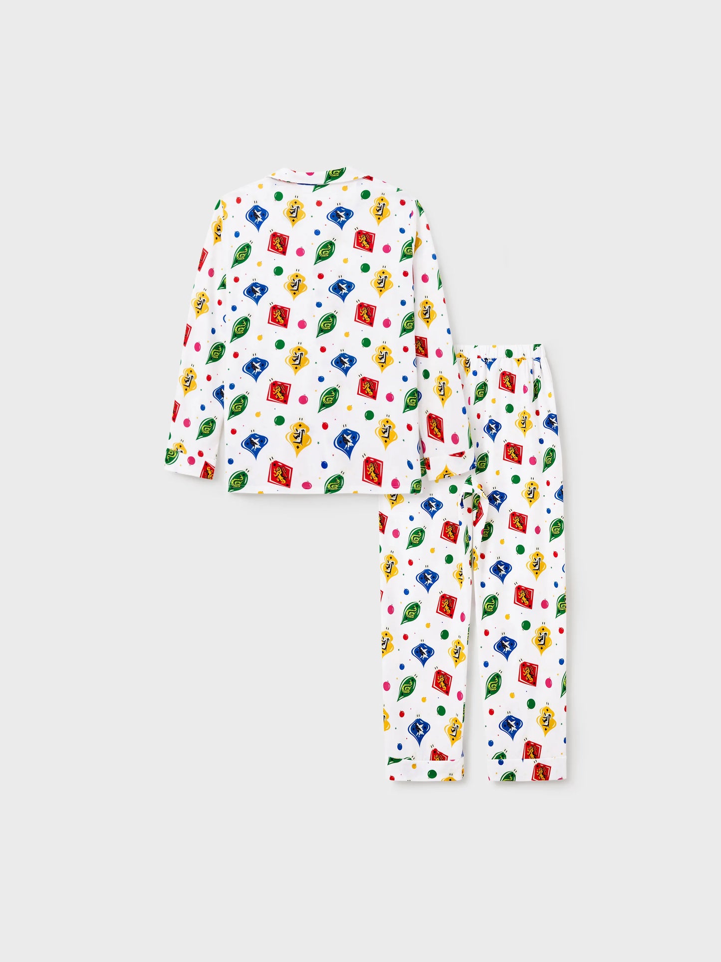 Harry Potter Christmas Family Matching Shirt Pajamas Set with Christmas Socks White