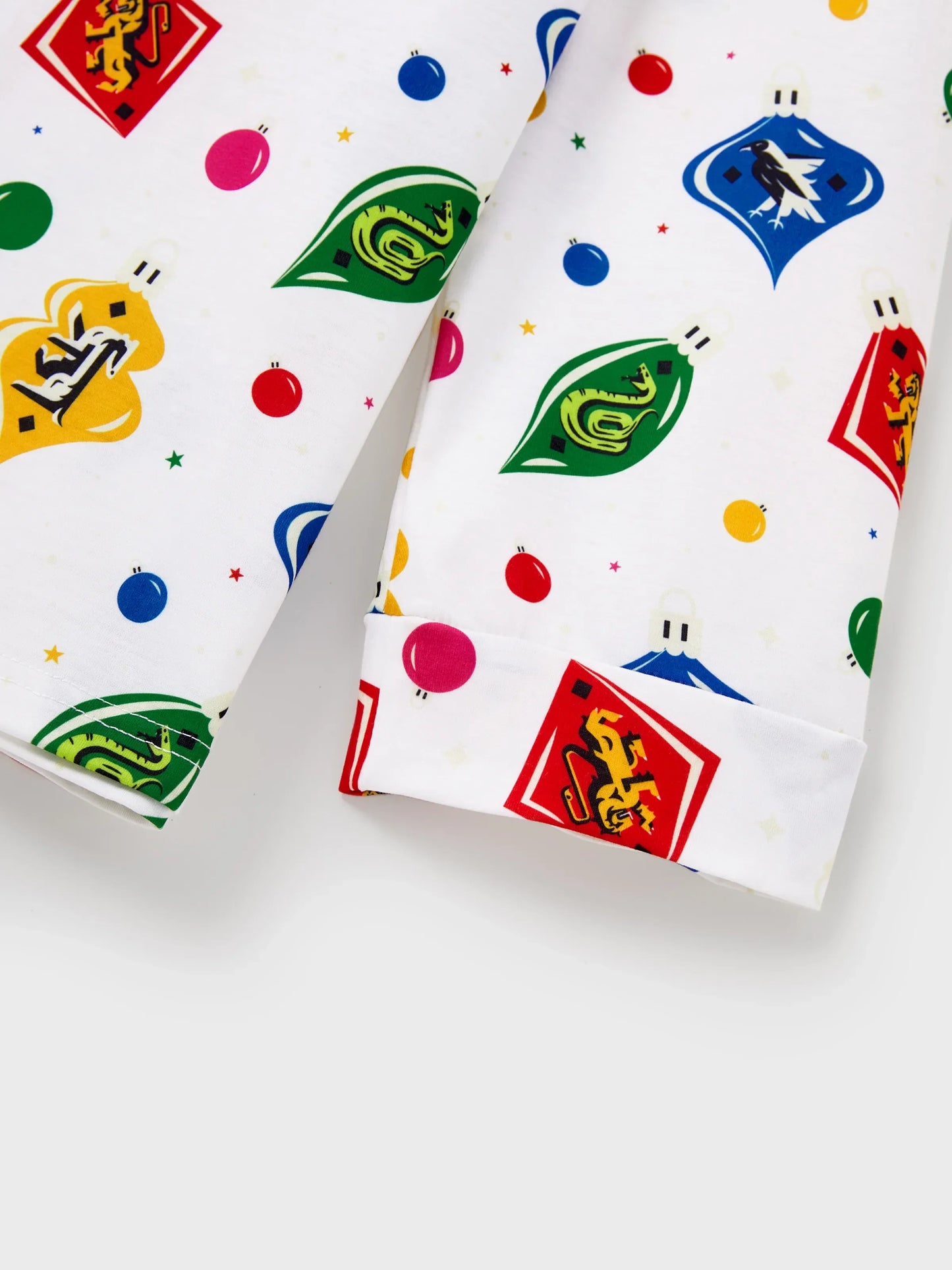 Harry Potter Christmas Family Matching Shirt Pajamas Set with Christmas Socks White