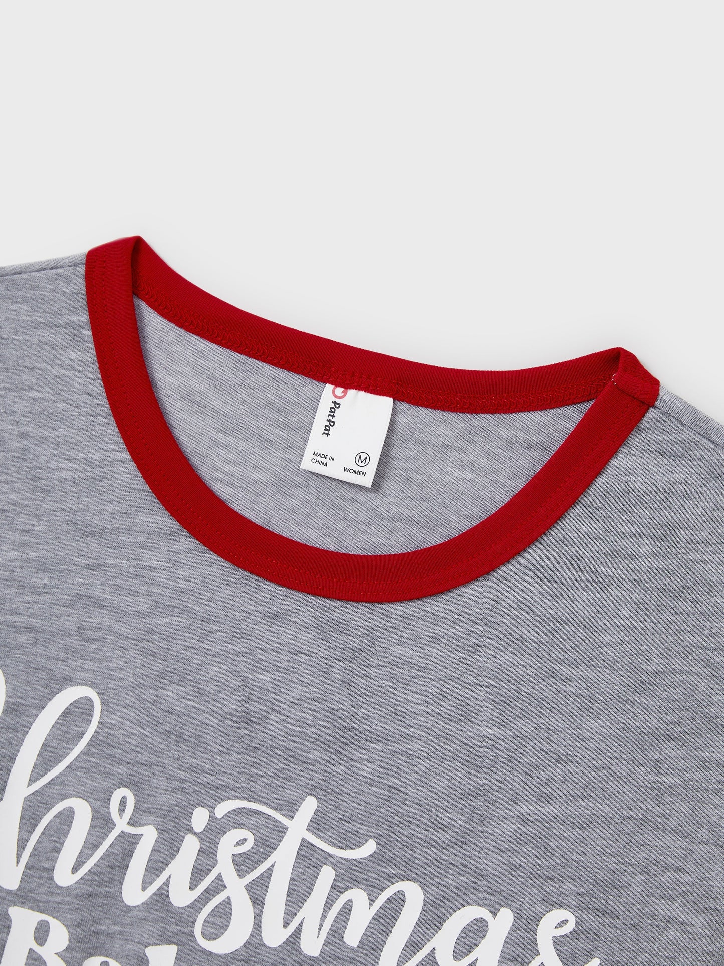 Christmas Matching Family Pajamas Set Glow In The Dark Santa Claus Christmas-themed Print PJS with Christmas Socks Color block