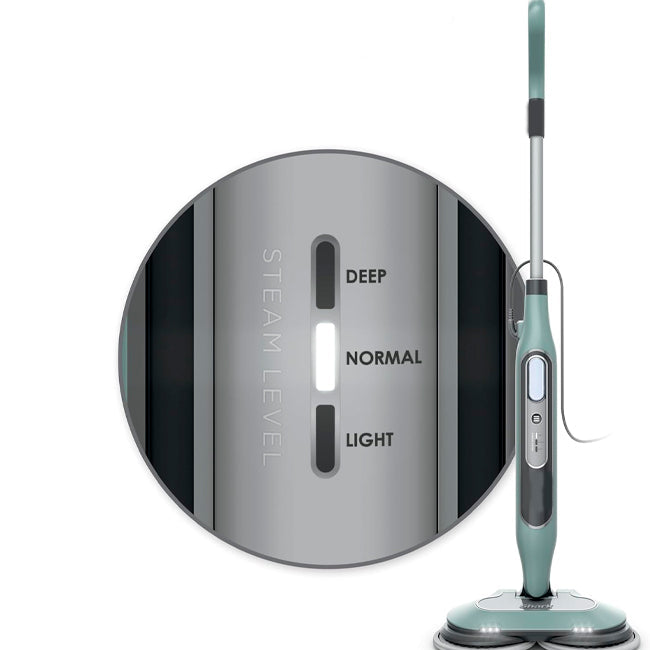 Esfregona a Vapor 2 em 1 Limpeza Profunda e Higienização de Pisos Rígidos