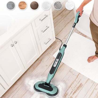 Esfregona a Vapor 2 em 1 Limpeza Profunda e Higienização de Pisos Rígidos