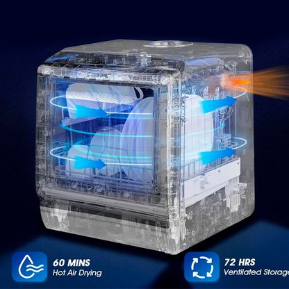 Máquina de lavar loiça de bancada portátil 5 litros