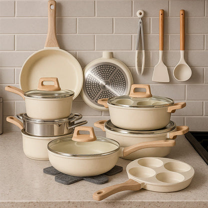 Trem de Cozinha em Granite Completo com 21 Peças