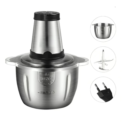 Picadora Elétrica Inox 2L/3L | Potente e Compacta