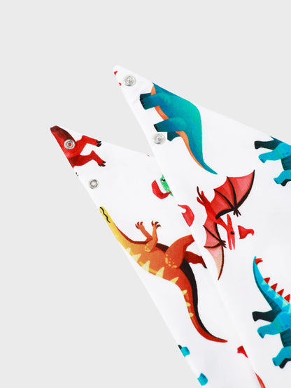 Pijamas de Natal em Família com Design 3D - PJs tipo Onesie com Meias de Natal Multicoloridas