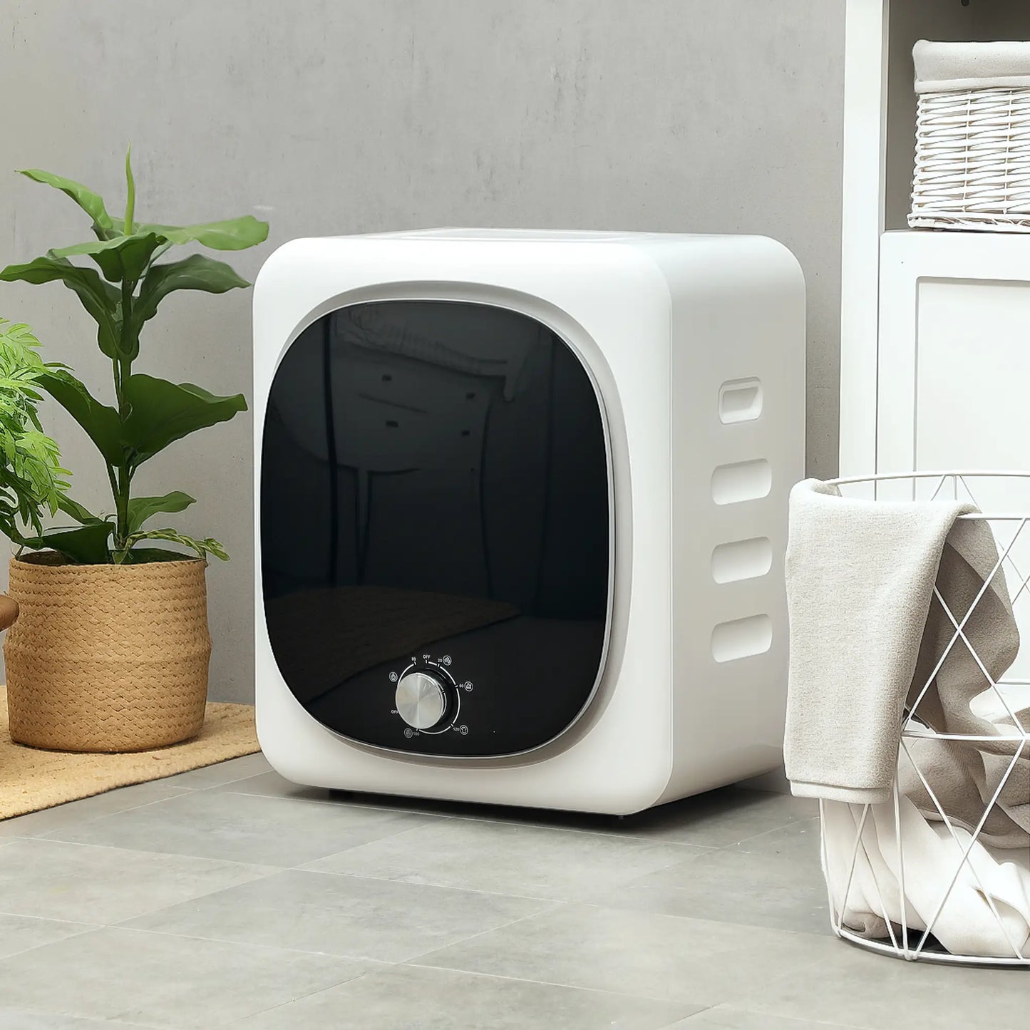 Máquina de Secar Roupa Portátil 4 Kg – Elétrica, Compacta e Silenciosa