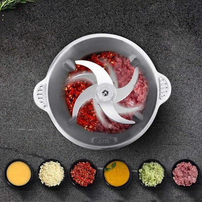 Picadora Elétrica Inox 2L/3L | Potente e Compacta